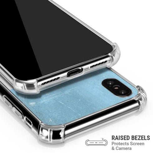 Argentina Flag Distressed iPhone X/XS Clear Case